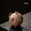 Rock Clay Coarse Pottery Tea Pot Retro Teapot Tea Kettle Tea Ceremony Tea Making Single Pot Tea Ceremony
