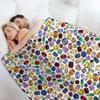 Gemstone Pattern No.1 Photos Throw Blanket Faux Fur Soft Warm Blanket for Bed