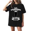 ( Darknss My Old Freend) Women's Fashion Casual Short-Sleeve Neck St. Patrick's Day Printed Shirt/T-Shirt Top