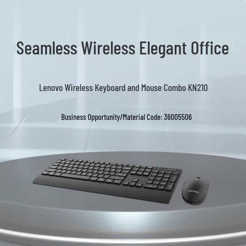 Lenovo KN210 Wireless Keyboard and Mouse Combo