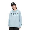 Anta Lifestyle Series Lettered Hooded Pullover Sweatshirt Women sweatshirt Crab-Shell-Blue 162348709-2