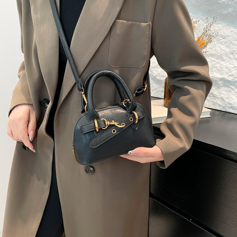 Premium niche bag women's autumn and winter retro new casual shoulder messenger bag portable shell bag
