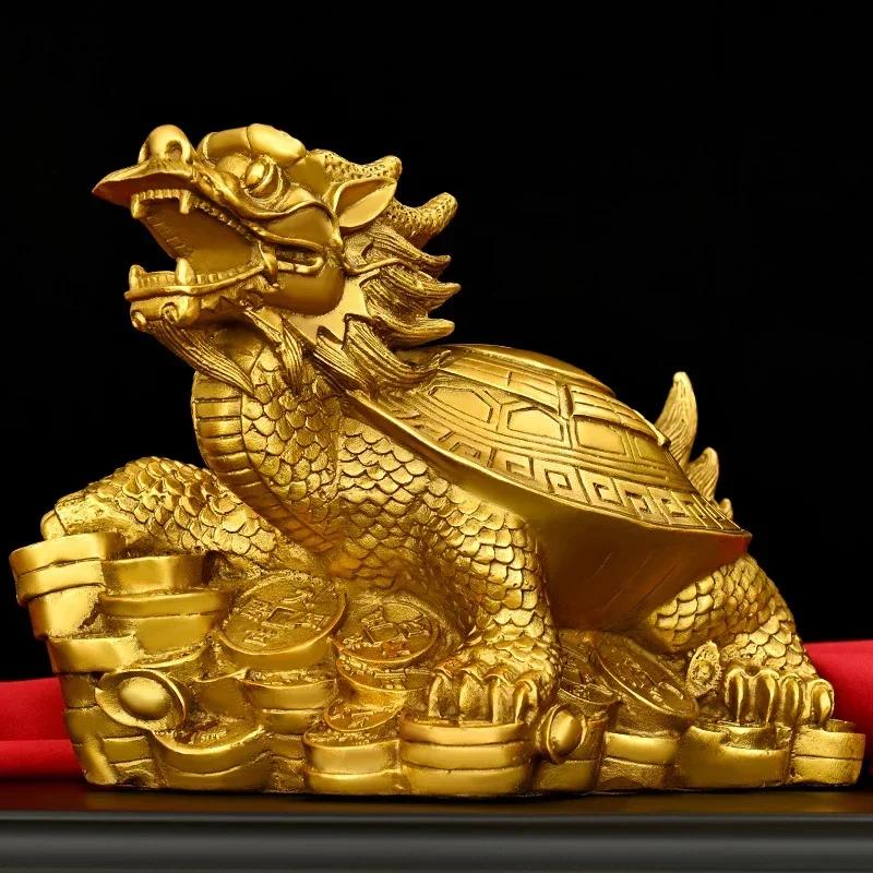 1 PC Brass Zhao Gongming ornaments living room Household Sacrifice office shop Desktop decoration Housewarming gift feng shui