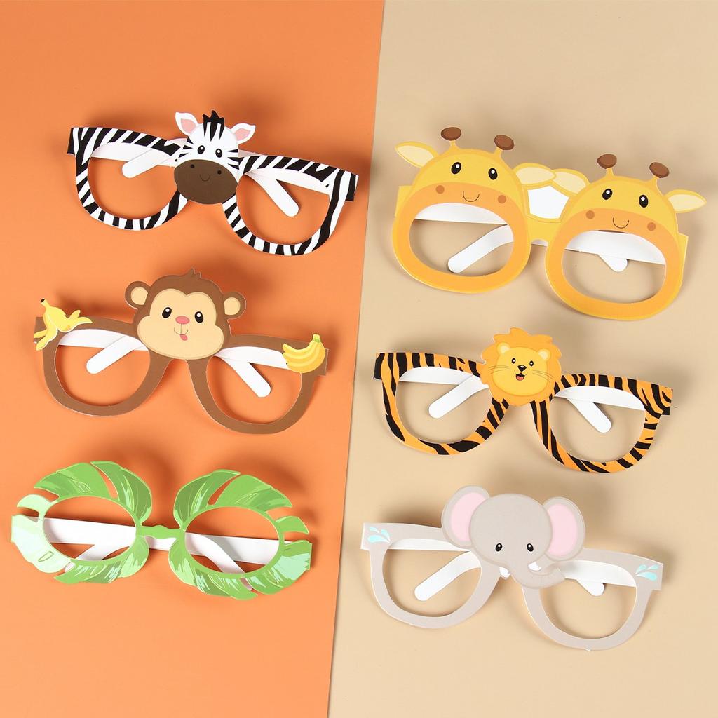 Jungle Animal Party Decor Paper Glasses Jungle Birthday Party Decor Kids Baby Shower Wild One 1st Birthday Safari Party Supplies