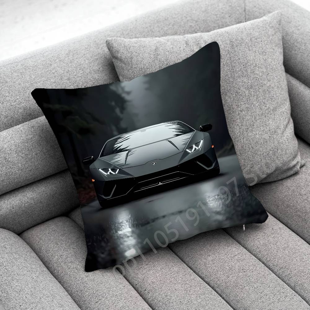 Auto Sport L-Lamborghinis-S Kissenbezug Für 55x55cm 30cm 50cm 45cm 40cm Quadratischer Stuhlkissenbezug Hülle 30cmx30cm