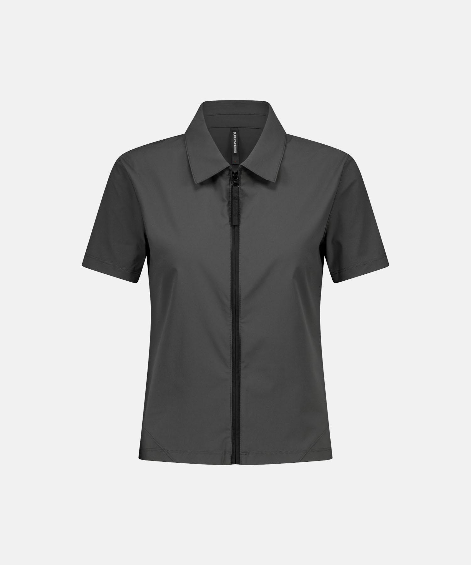 Sun Love W Toray® Aero Zip Shirt Charcoal S