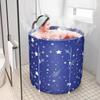 Support en Tissu PVC Baignoire Pliante pour Adulte Baignoire en Coton Ménagère Baignoire à Vapeur pour le Corps