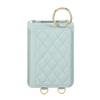 For Samsung Galaxy Z Flip7 FE 5G/Z Flip6 5G Case Kickstand Rhombus Leather+TPU Phone Cover with Shoulder Strap