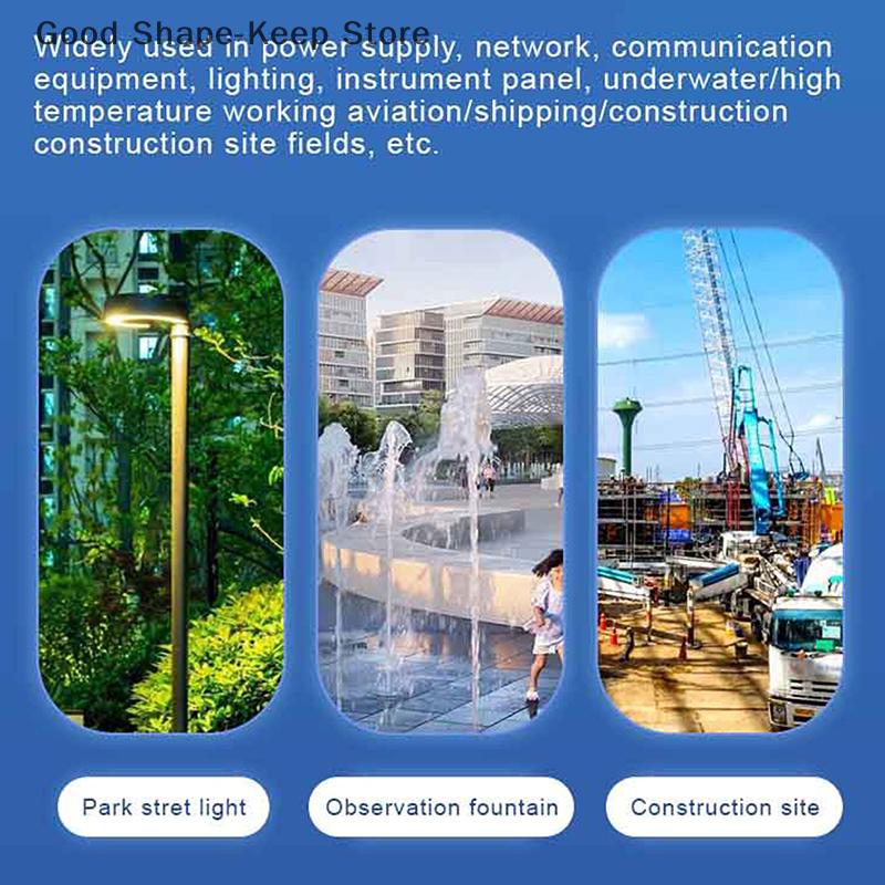 ABS Electrical Junction Box IP65 Waterproof DIY Power Control Case for Indoor/Outdoor Cable Wire Connection Enclosure