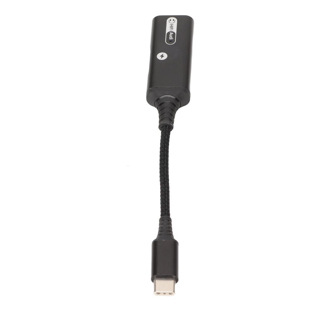 Dualer Typ-C-Kopfhöreradapter unterstützt 60W PD QC Schnelllade-Gerät USB-C-Kopfhörerbuchsen-Adapter für Kopfhörer