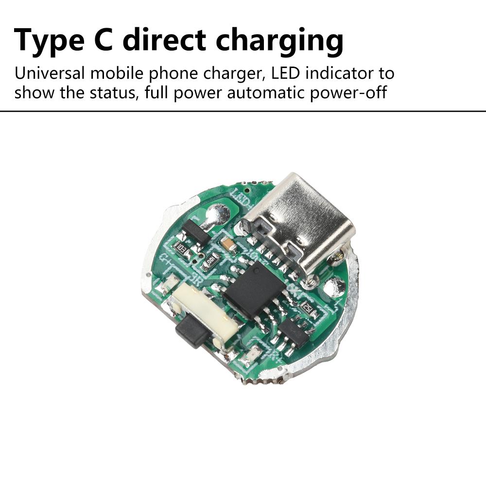 DIY Flashlight Control Motherboard LED Driver Control Board Brightness Charging Protection With Switch Three levels of Dimmer