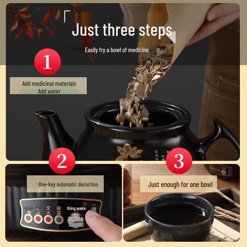 Smart Ceramic Herbal Medicine Pot