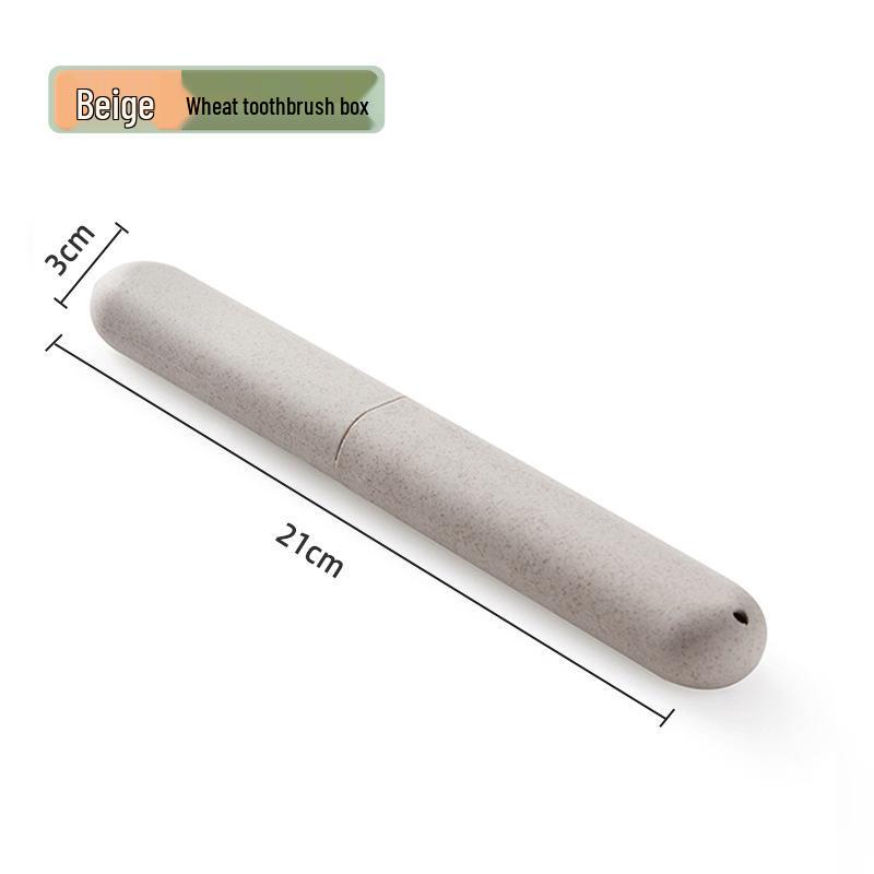 ETRAVEL: Compact Travel Toothbrush Head Box & Multifunctional Toothpaste Storage Cup