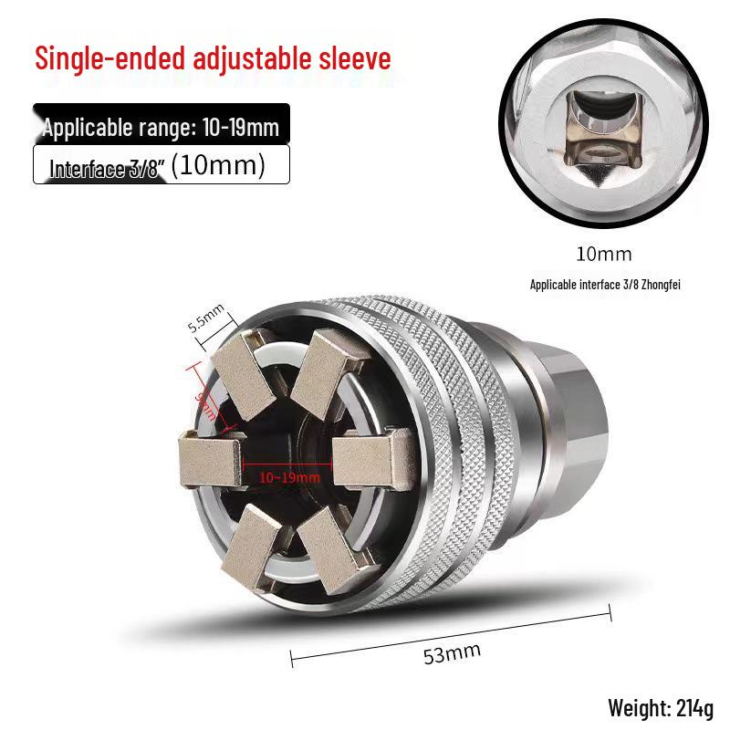 Adjustable Multifunctional Hex Socket Wrench Tool for Manual and Electric Drills