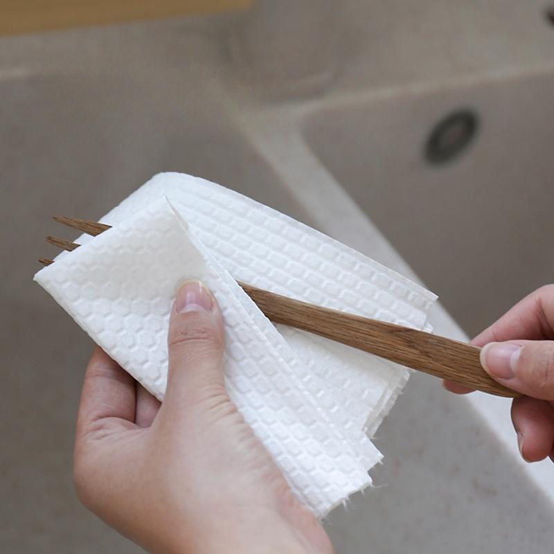 Disposable Cleaning Cloths Reusable Non-Woven Household Kitchen Lazy Rags Non-stick Oil Wipes Cloth Washing Dishcloths Towels