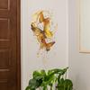 Self-adhesive Dreamy Moon Butterfly Wall Stickers for Window Door Bedside Entryway Home Decor
