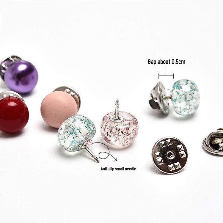 Korean Minimalist Women's Pearl Brooch - Versatile Jewelry Pin for Clothing