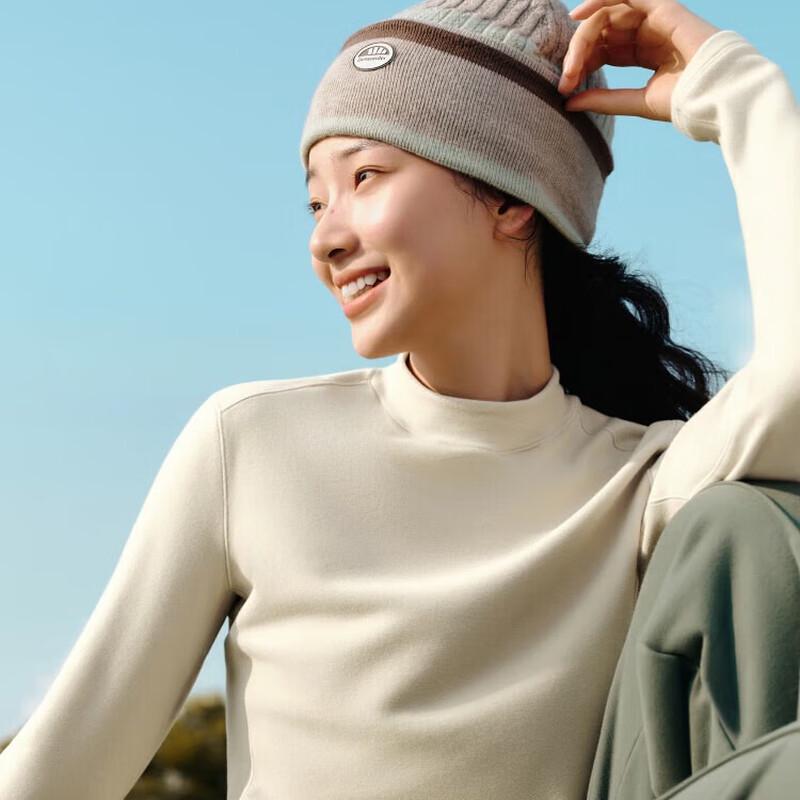 Beneunder Women's Fleece Semi-Turtleneck Base Layer