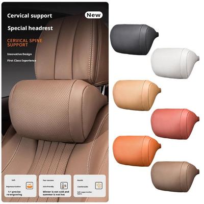 Autositz Kopfstütze Universal Reise Nackenstütze 3D Nackenkissen Schützt den Nacken Weich Flauschig Bequem Nackenstütze Autozubehör