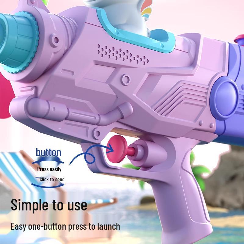 Large Capacity High Pressure Water Gun Toy for Kids - Pull-Out Design