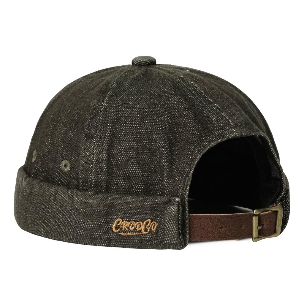 Croogo Vintage Roll Cotton Sailor Antique Copper FMA2503 Taupe Men's Fisherman's Cap, Cap, Cap, Washer, Hat, Buckle, -