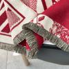 Bow imitation cashmere scarf female winter student warm windproof neck protection cold thickened air conditioner shawl tide
