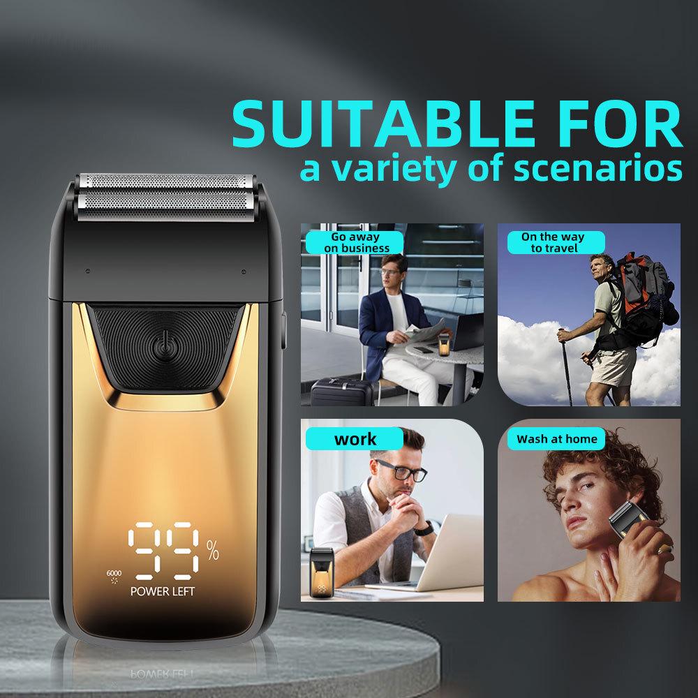 Bald Head Self-Shaving Electric Shaver - Barber's Choice Artifact