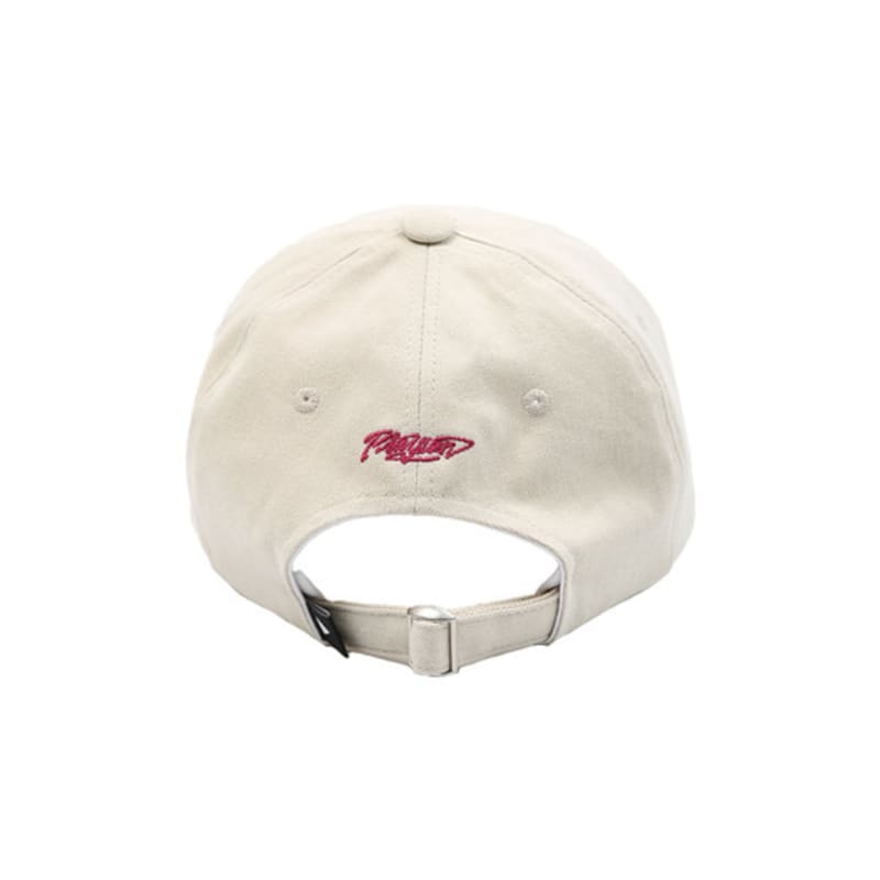 PLAYIAN Small P Logo Buckle Ball Cap - BEIGE