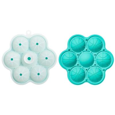 7-Hole Silicone Round Ice Ball Tray