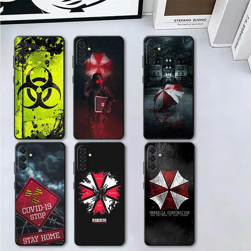 R-Resident-Evil Game Soft Phone Case for Samsung A17 A37 A57 A16 A26 A36 A56 A15 A25 A35 A55 A14 A24 A34 A54 A13 A23 A33 A53 A52