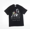 Port & Company Men’s Black Iron Man Marvel Graphic T-Shirt Size S