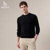 HAZZYS Men's Luxury Cashmere Round Neck Sweater
