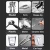 High Gloss Metallic Chrome Paint Pen DIY Models Crafts Mirror Finish Reflective Marker Electroplating Metal Effect Writing Tool