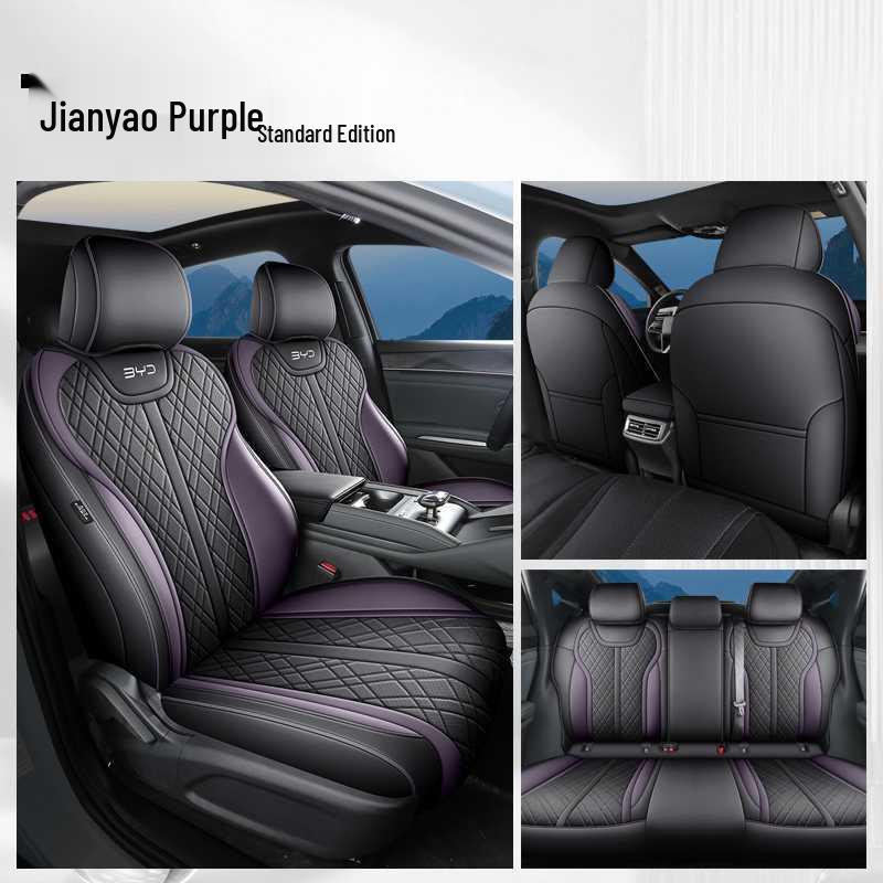 

2025 BYD Qin PLUS Custom Leather Seat Covers - Full Surround Design Note model year