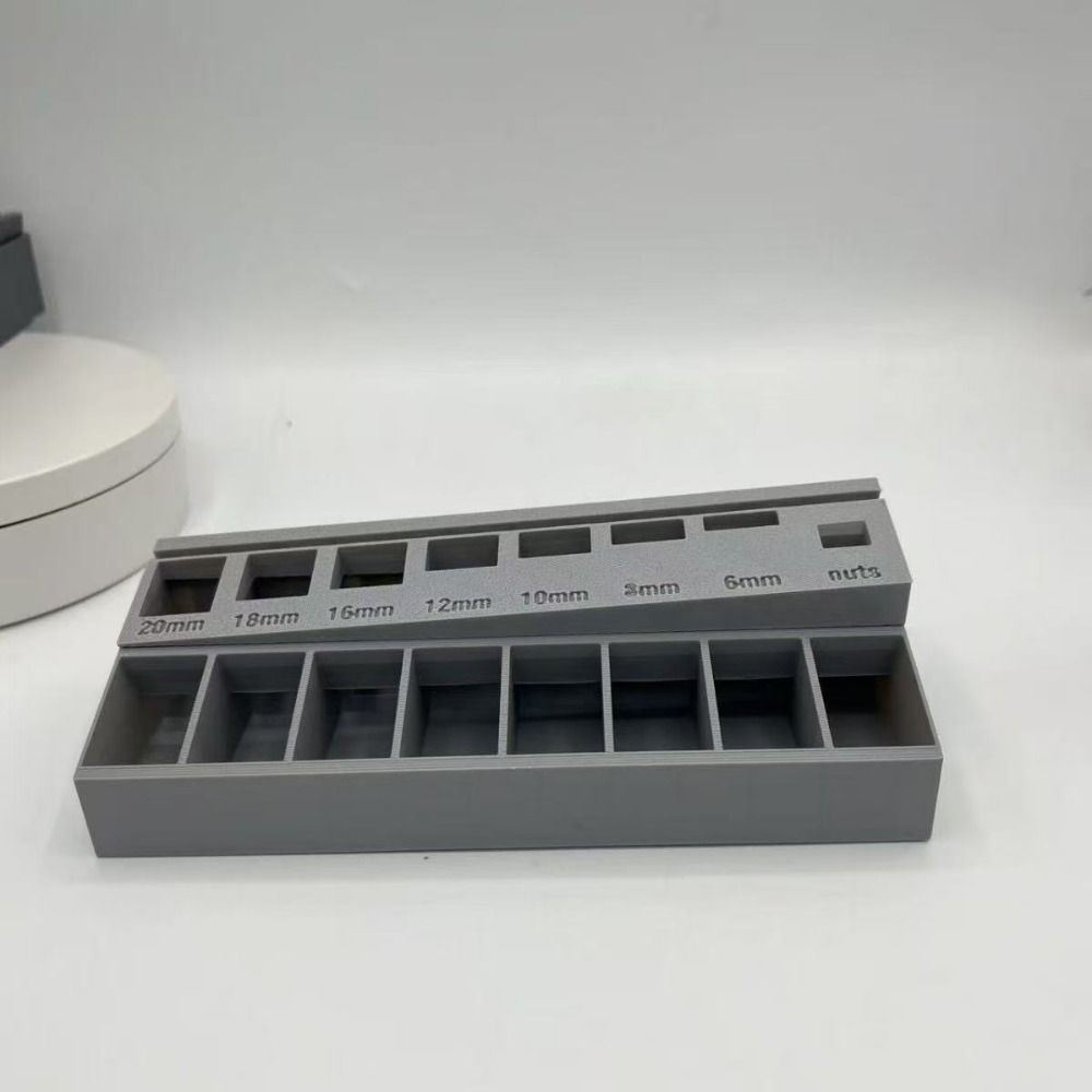 Scollatore per Bulloni M3 Stampato in 3D Scomparti Multipli PLA Sorter Lunghezza Viti Leggero Salvaspazio Vassoio per Smistamento Viti Organizzazione Attrezzi