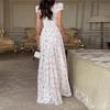 New Spring Women's Clothing, European and American Dresses, Fashionable, Elegant and Loose Plant-printed Dresses