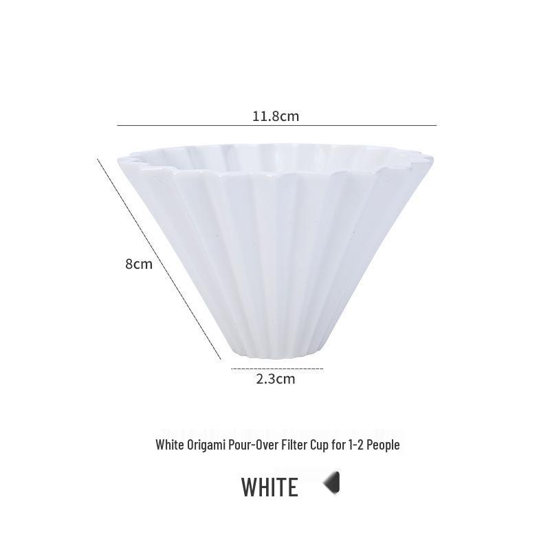 Dopamine Origami Ceramic Pour-Over Coffee Filter Cup