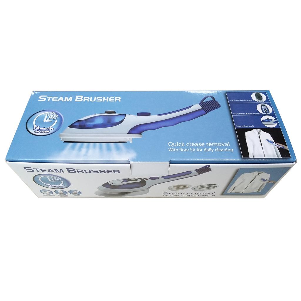Portable Steam Brusher Handheld Garment Steamer Fast Heat Up Removable Water Tank Steam Iron