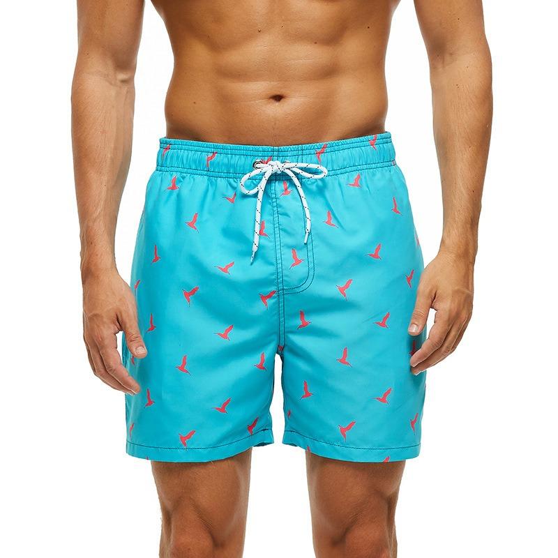 3D Print Flamingo Sports Quick-dry Breathable Men Women Pants Outdoor Casual Vacation Beach Hawaiian Sea Surfing Shorts Summer