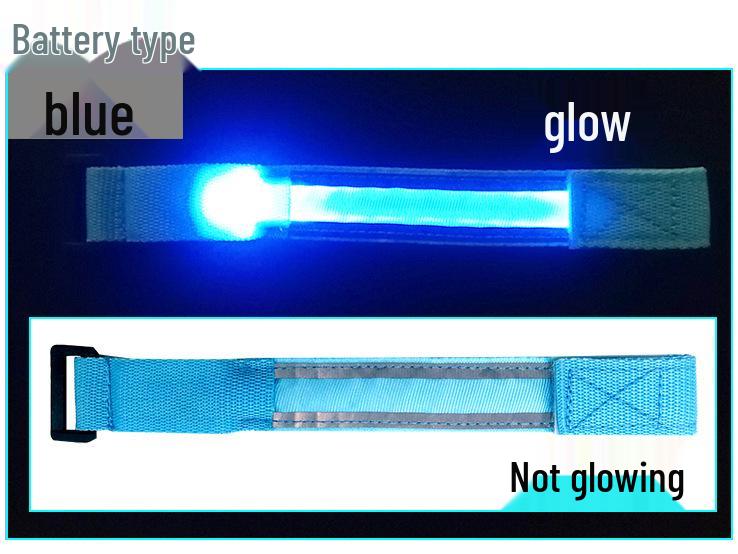 LED Reflective Flashing Wristband for Running, Cycling, Mountaineering - Custom Logo Available
