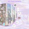 400 Pcs Sun Catchers Making Supplies Kit Hanging Prism Sun Catcher Home Decor DIY Suncatchers for Wedding Garden Christmas Decor