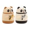 Automatic Toothpick Holder Lovely Panda Toothpick Dispenser Press Type Toothpick Box for Restaurant Kitchen Party