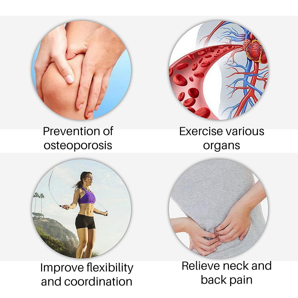 Verstellbares Sportseil mit Stahldraht-Springseil, Fitnessgeräte