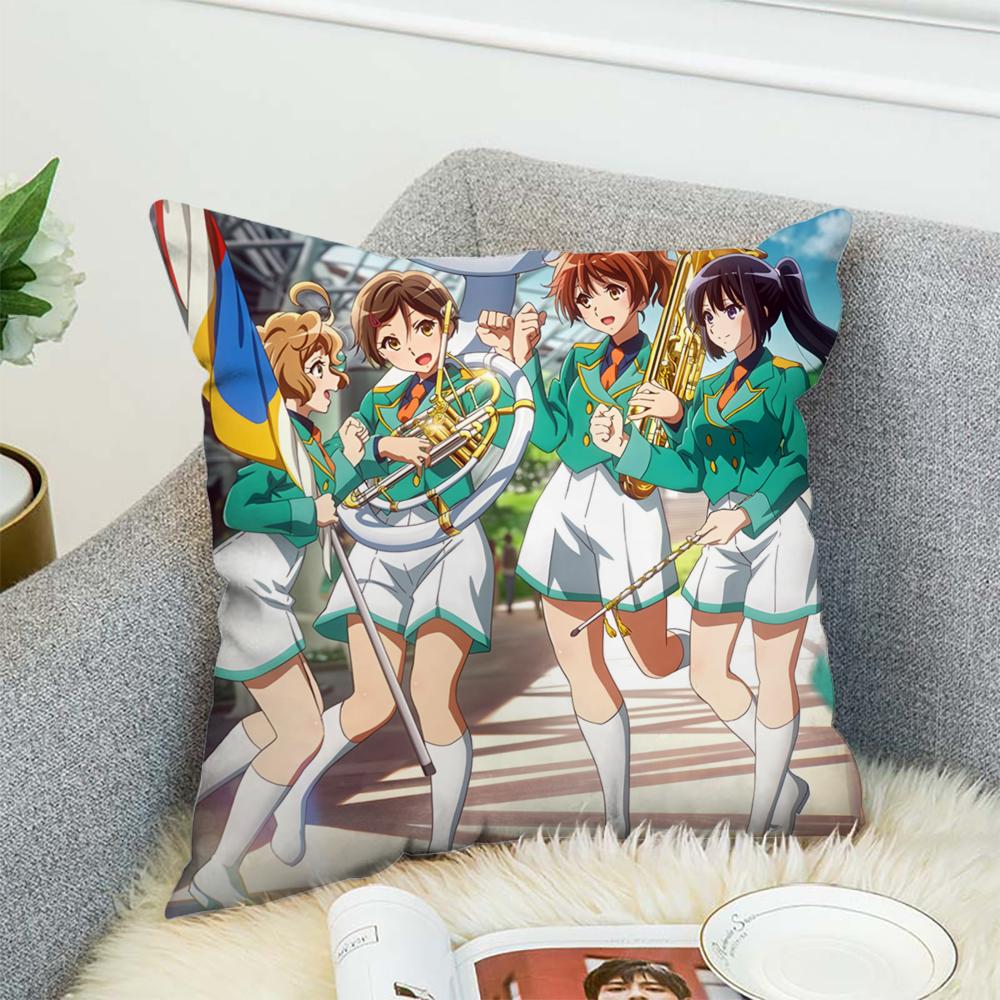 Sound Euphonium 3 Pillow Case For Car Sofa Decorative Home Double-sided Print Plush Square Throw Pillow Cushion Cover