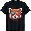 Red Panda Sunglasses Graphic T-Shirt