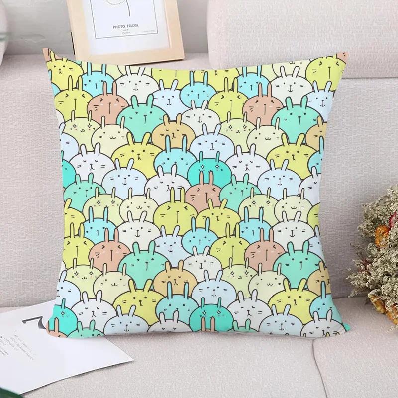 

Милые наволочки с кроликами x Подушки для декоративные наволочки для диванных подушек Чехлы для подушек Наволочка Короткий плюш Подушки Кровать 66x66cm
