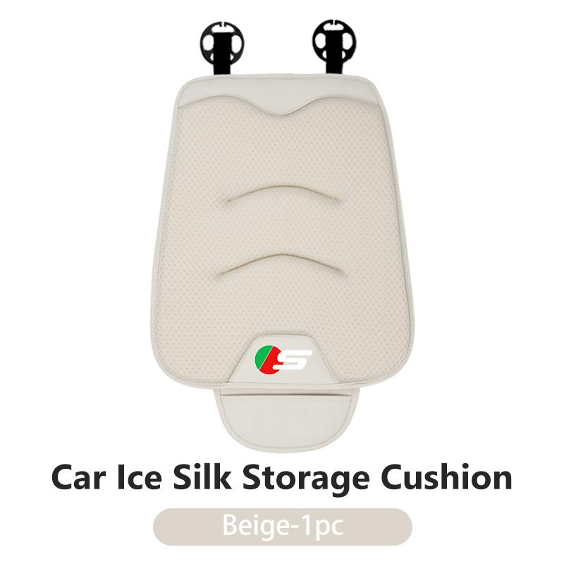 For Jaguar Car Ice Silk Seat Storage Seat Cushion Organizer Bag Seat Breathable Non-slip Pad XK S-Type F-Type X-Type F-Pace NN55
