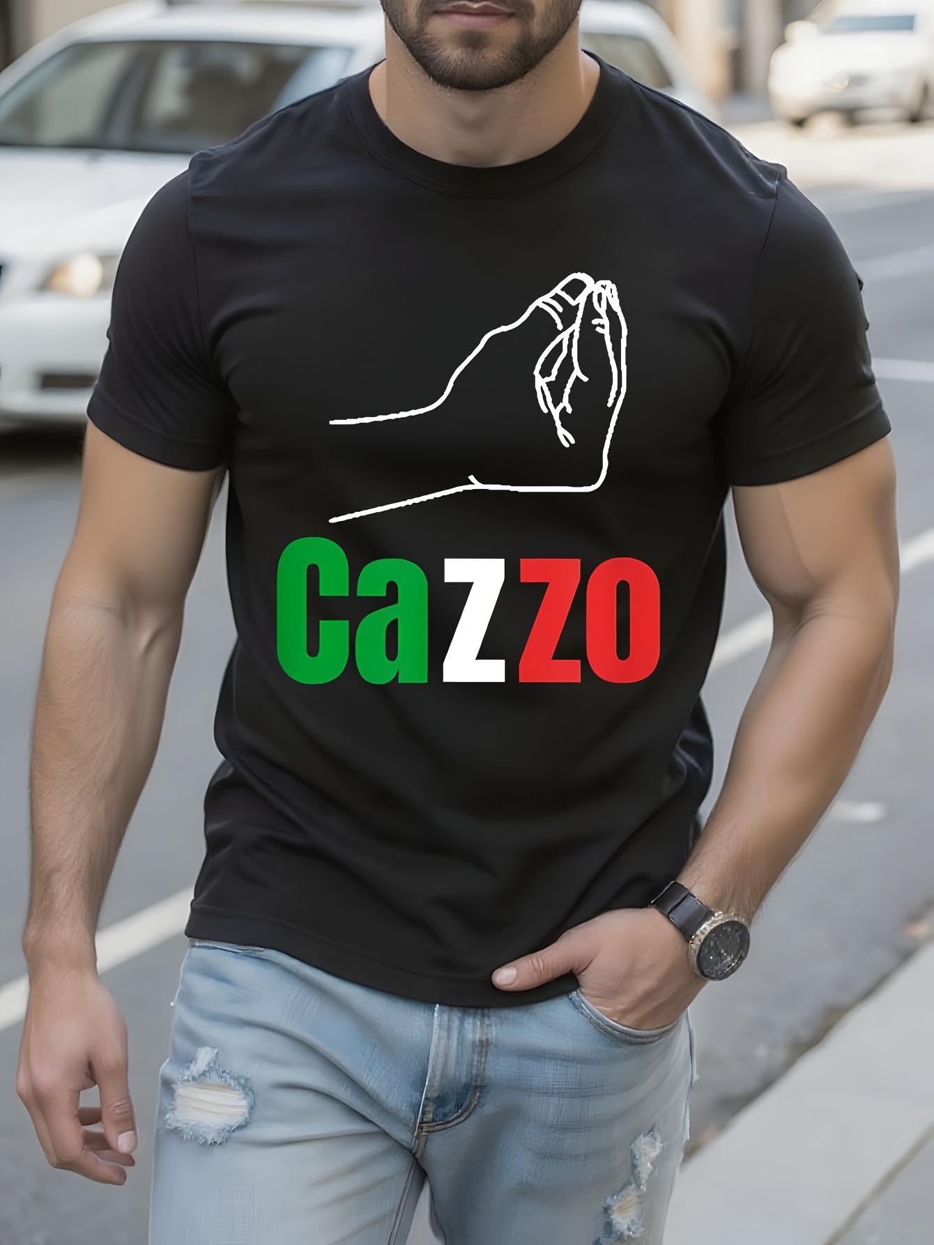 Cazzo Funny Tshirt Funny Italian Quote Tshirt - Bold Red ... S
