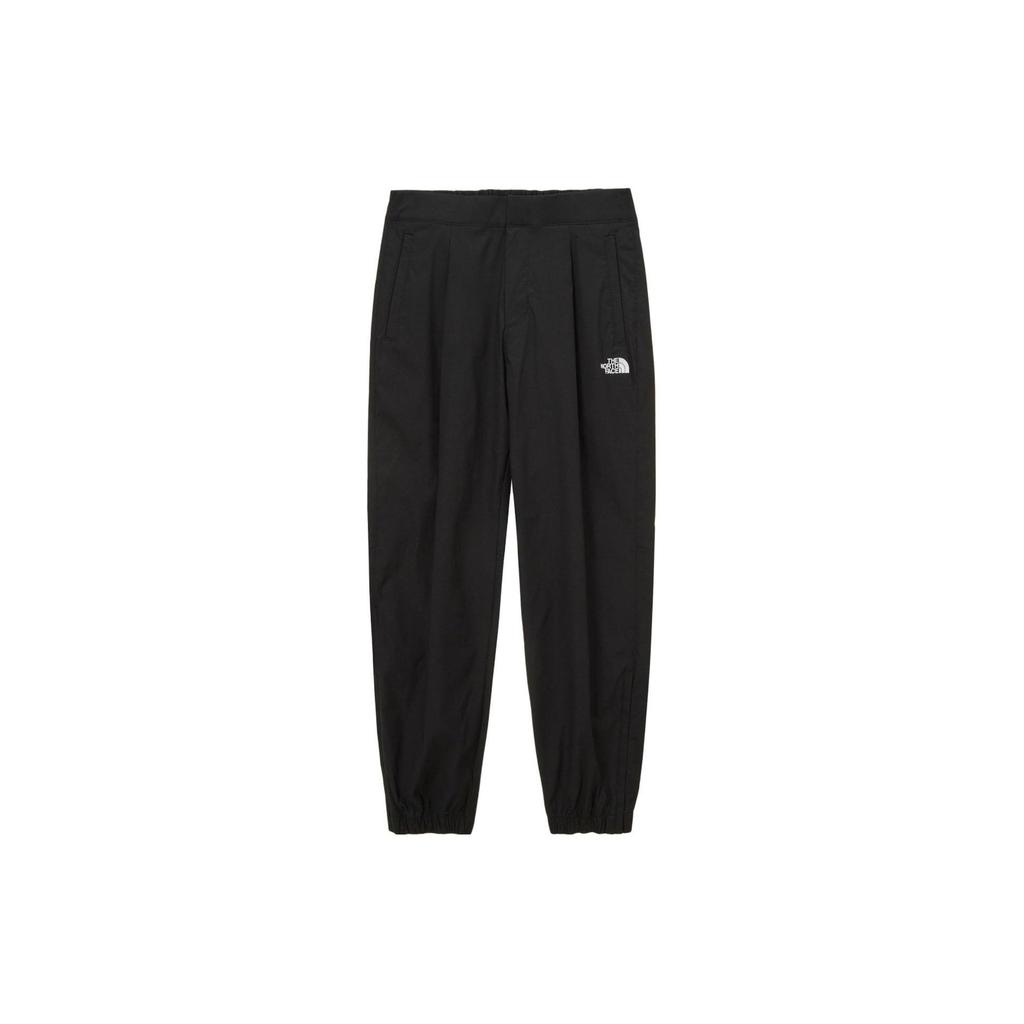 The North Face Logo Print Zipper Tapered Casual Pants Men pants Black NP6NP53J