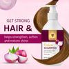 RELDOR Onion Shampoo for Hair Growth, Hair Fall Control & Damage Repair | Strengthens Roots & Nourishes Scalp | Sulfate-Free Herbal Shampoo – 300g